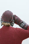Pattern - Bonnet and Mittens - On the Cover
