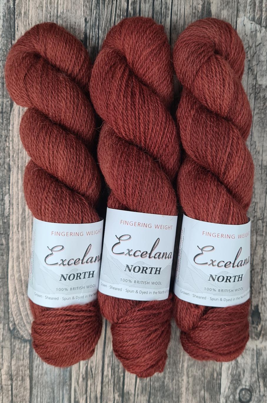 Excelana North Fingering Weight - Dock Seed