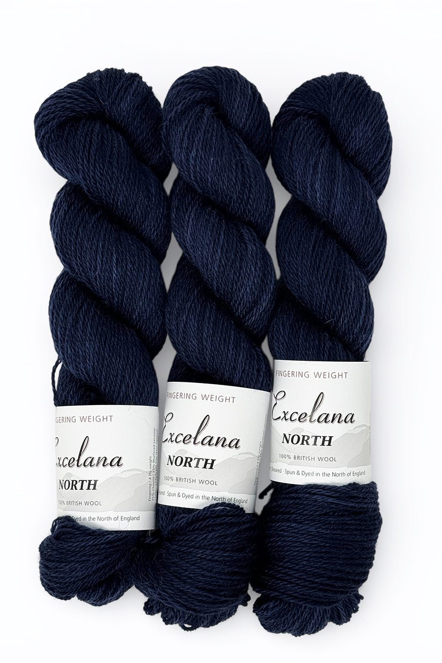 Excelana North Fingering Weight - Dark as Night