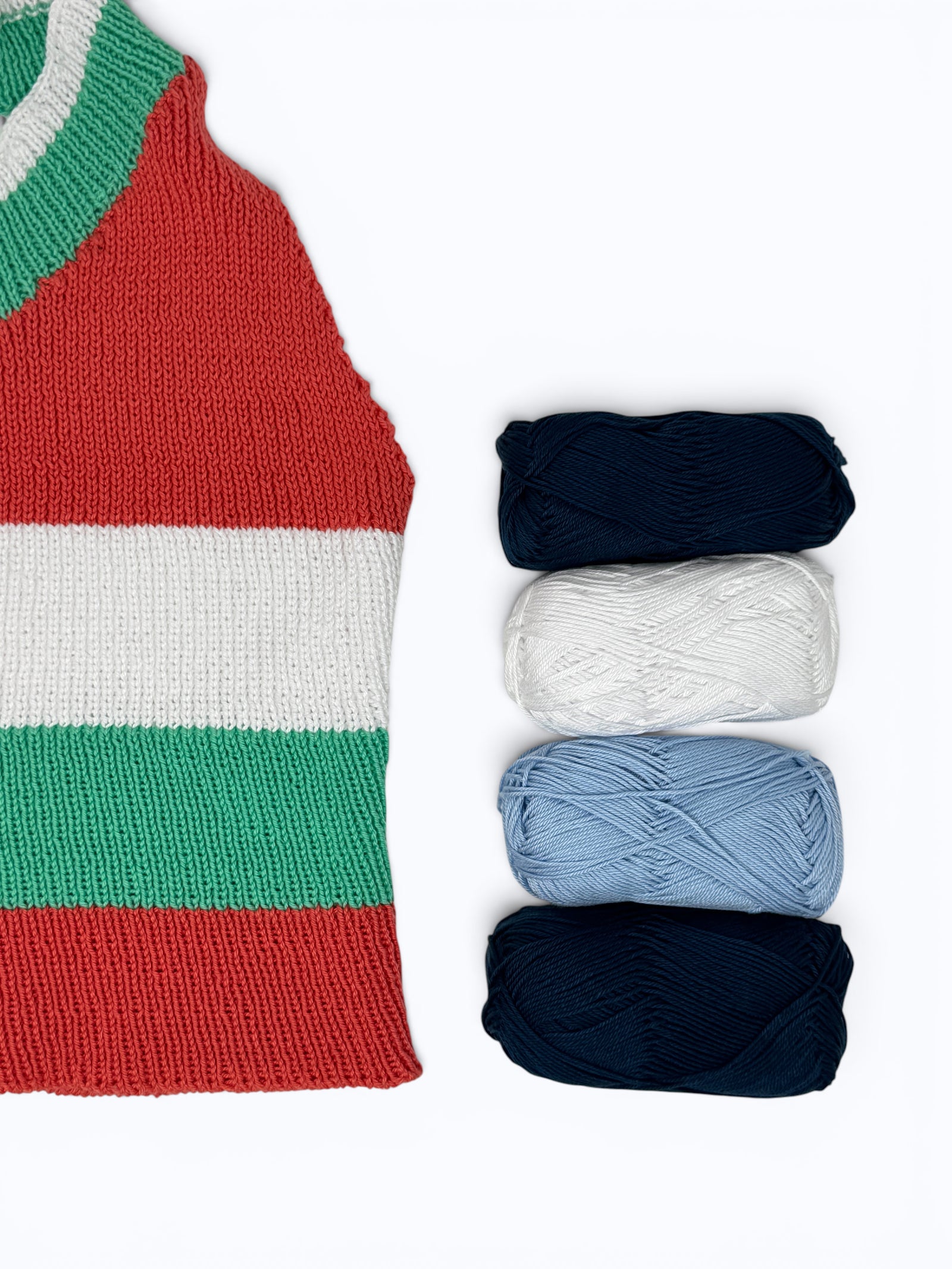 Striped Sun Top Yarn Kit