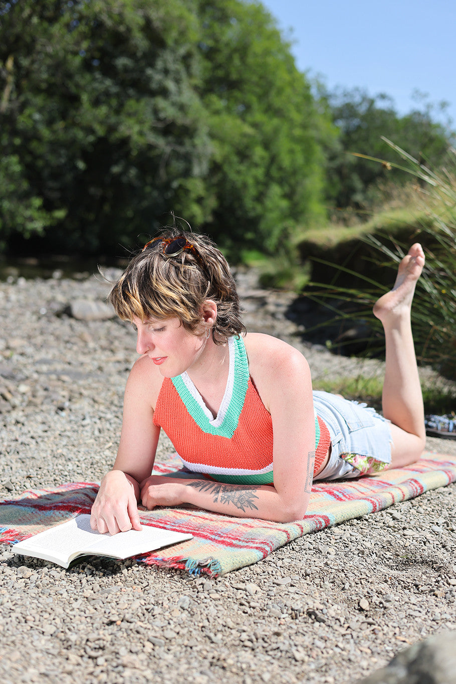 Pattern - Striped Sun Top