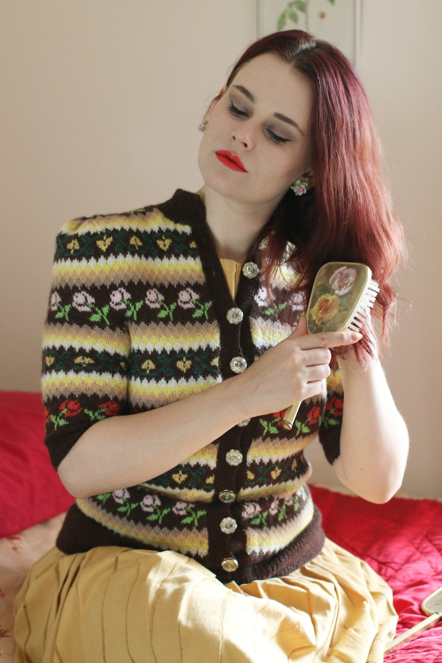 Rose Cardigan Yarn Kit