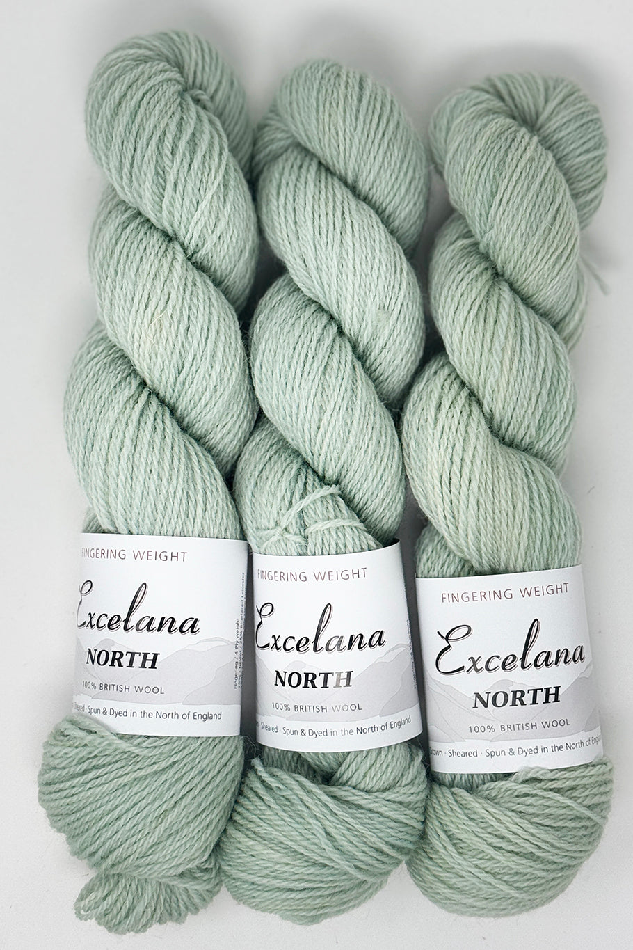 Excelana North Fingering Weight - Nile Green