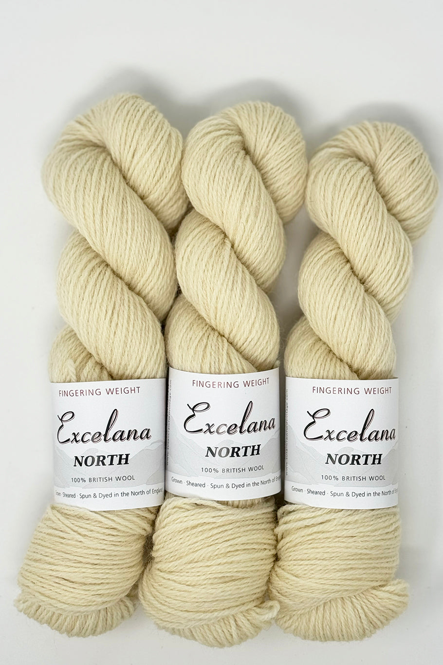 Excelana North Fingering Weight - Alabaster