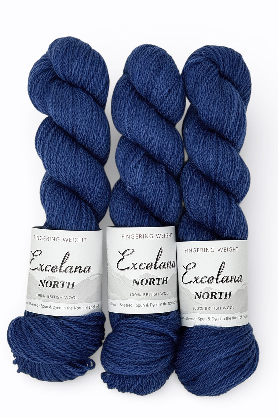 Excelana North Fingering Weight - Cornflower Blue