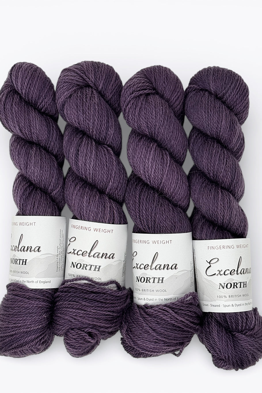 Excelana North Fingering Weight - Damson Wine