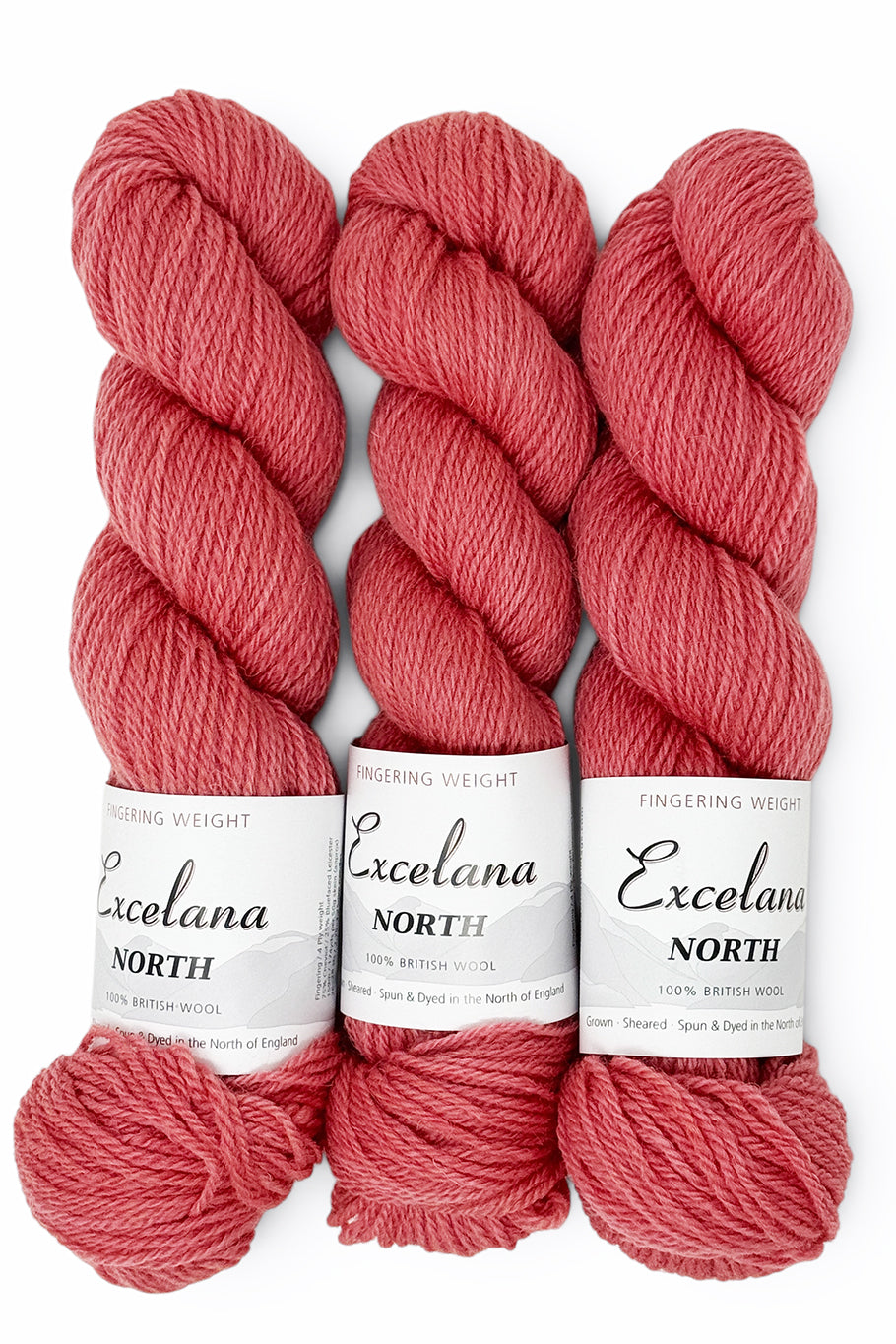 Excelana North Fingering Weight - Rhubarb