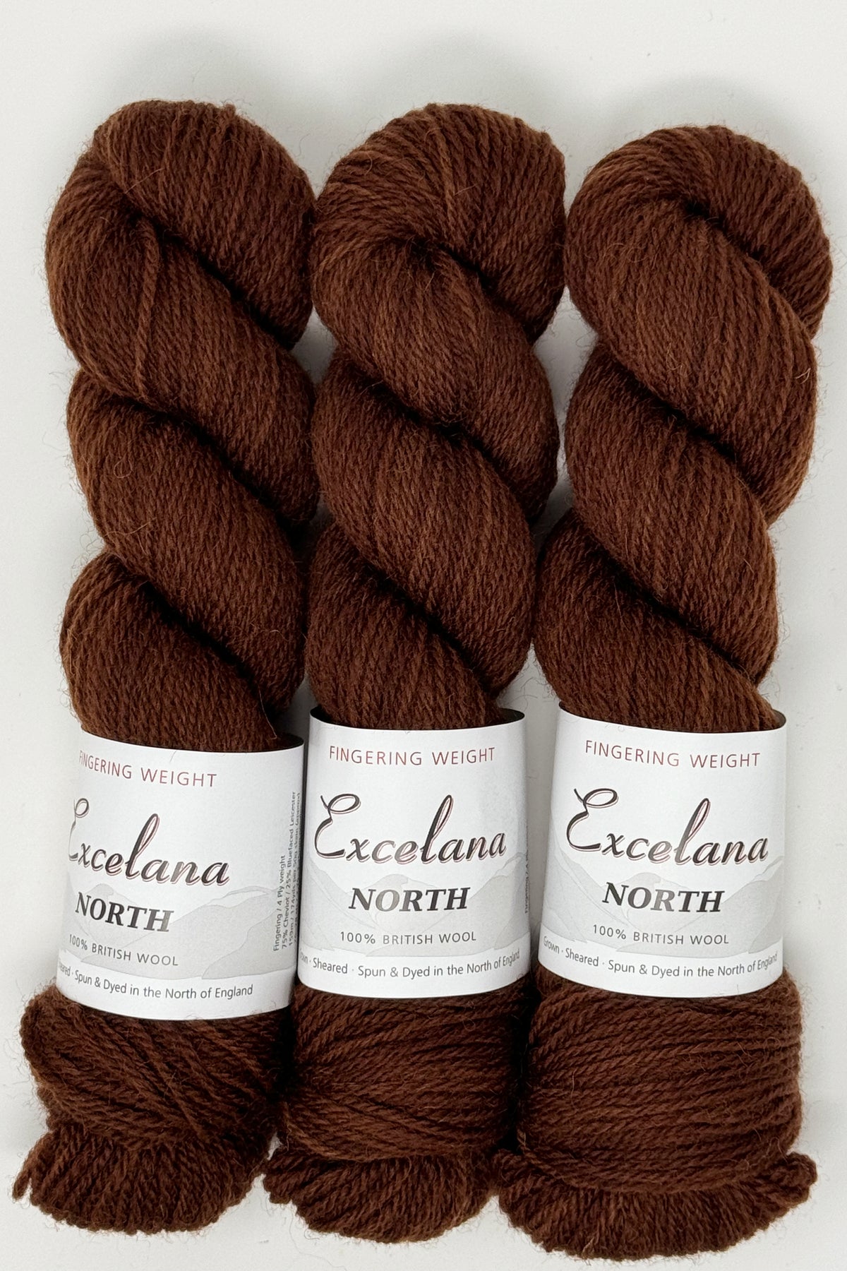 Excelana North Fingering Weight - Sweet Chestnut