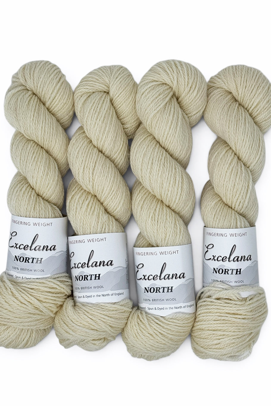 Excelana North Fingering Weight - Alabaster