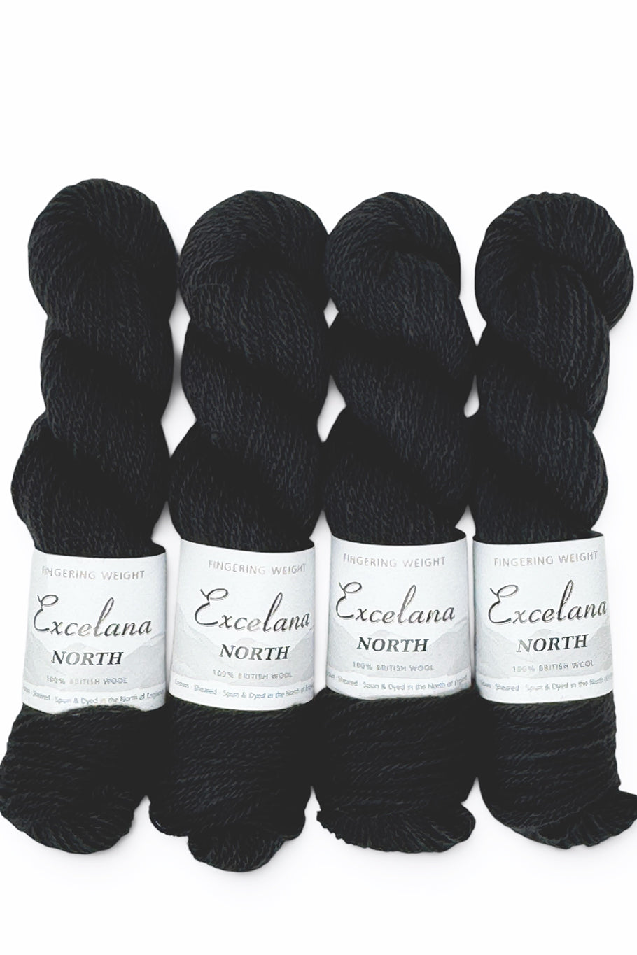 Excelana North Fingering Weight - Charcoal
