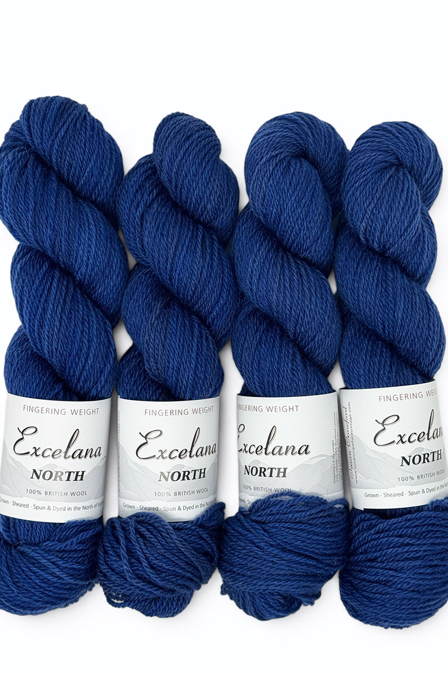 Excelana North Fingering Weight - Cornflower Blue