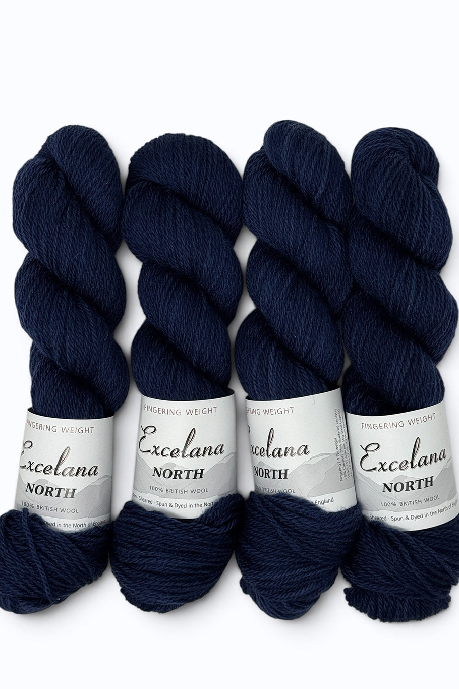 Excelana North Fingering Weight - Dark as Night