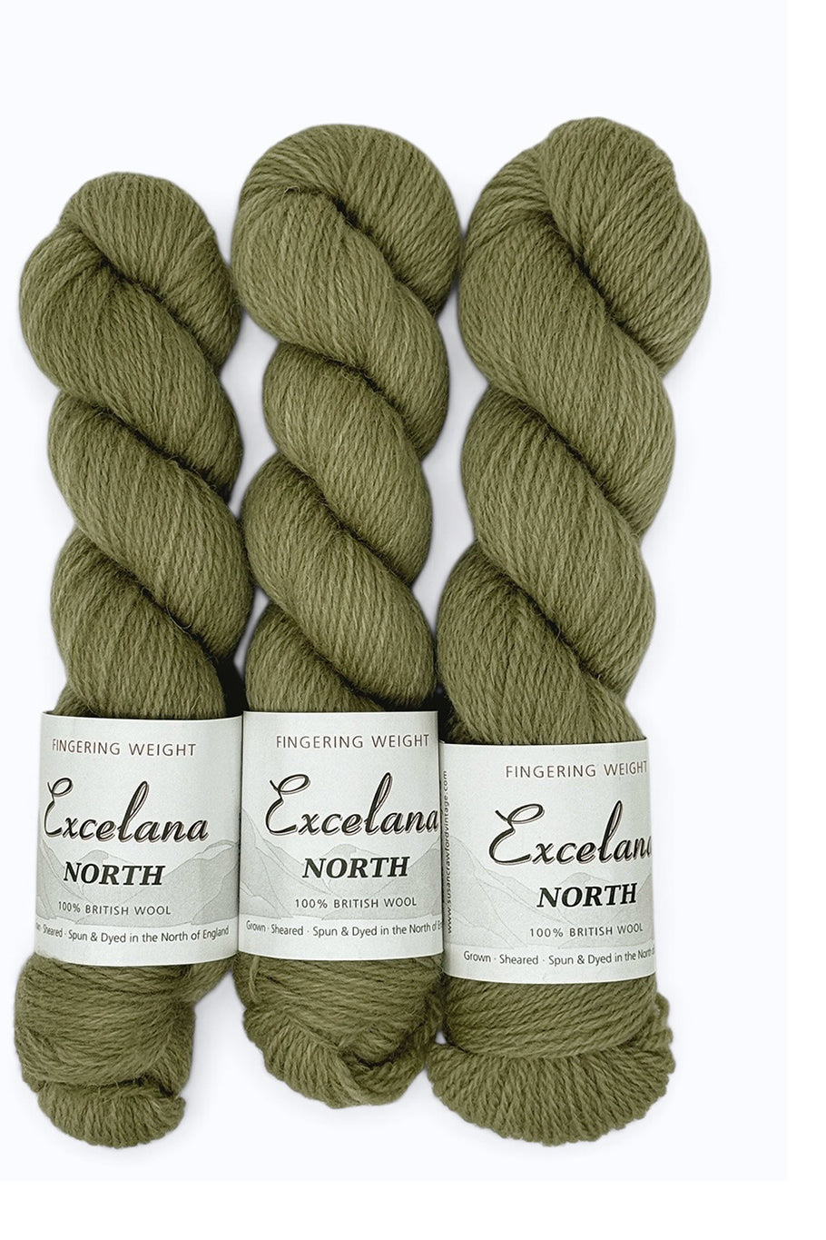 Excelana North Fingering Weight - Guacamole