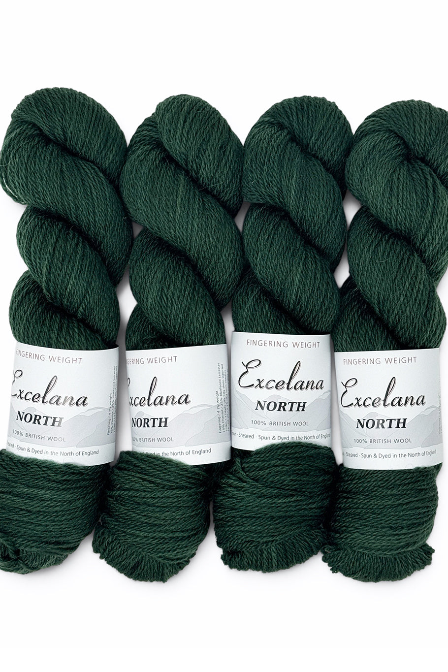 Excelana North Fingering Weight - Land Army Green