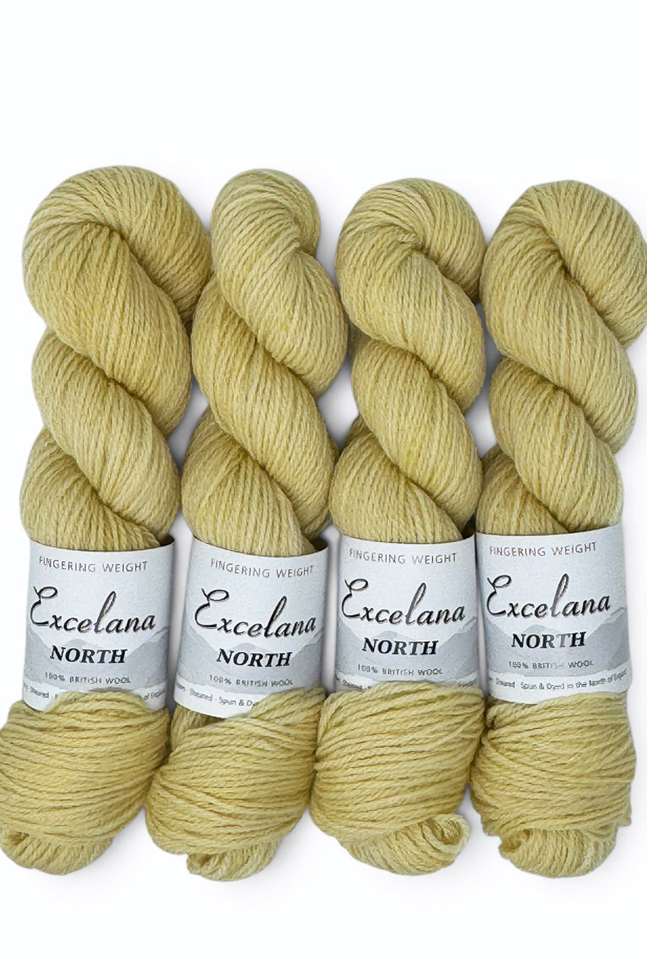 Excelana North Fingering Weight - Powdered Egg