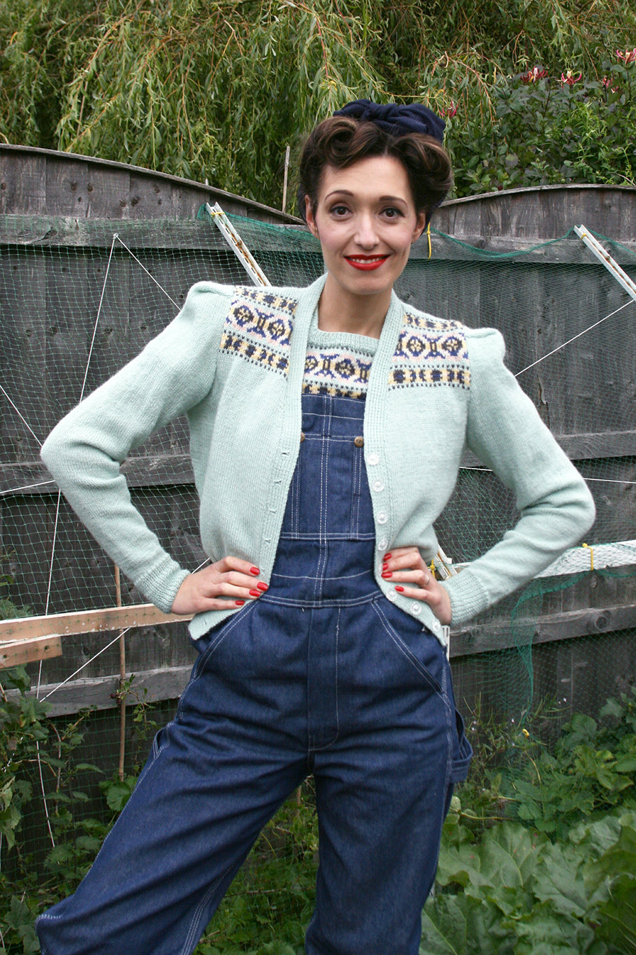 Fair Isle Cardigan Yarn Kit