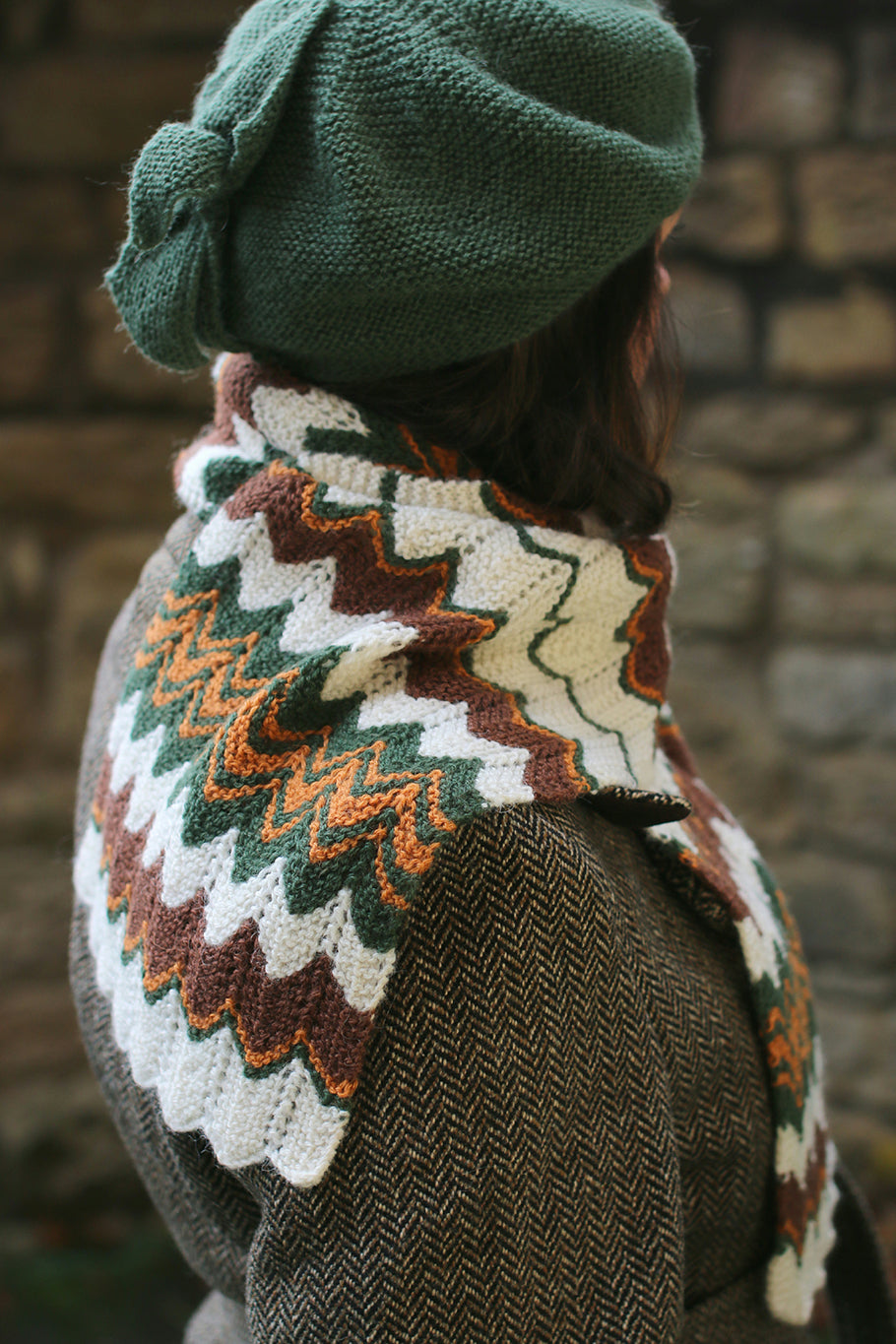 Feather Stitch Scarf Yarn Kit