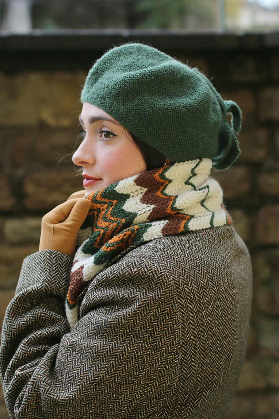 Feather Stitch Scarf Yarn Kit