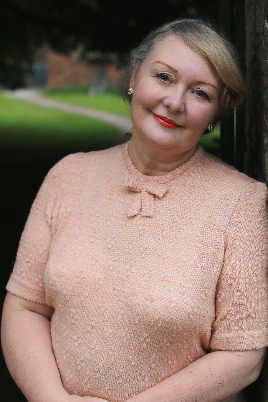 Blouse With Gathered Neckline Yarn Kit