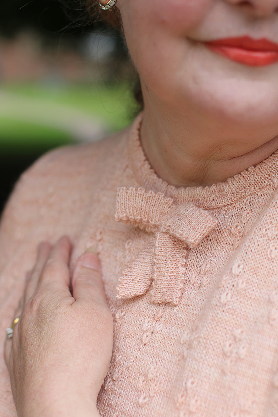 Blouse With Gathered Neckline Yarn Kit