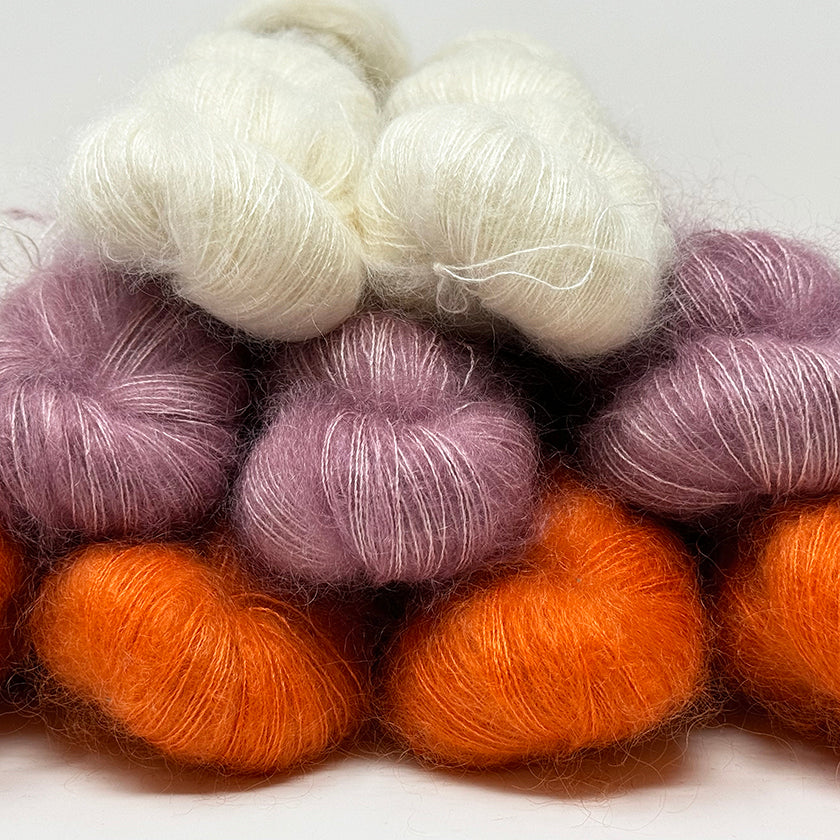 Lace weight yarns