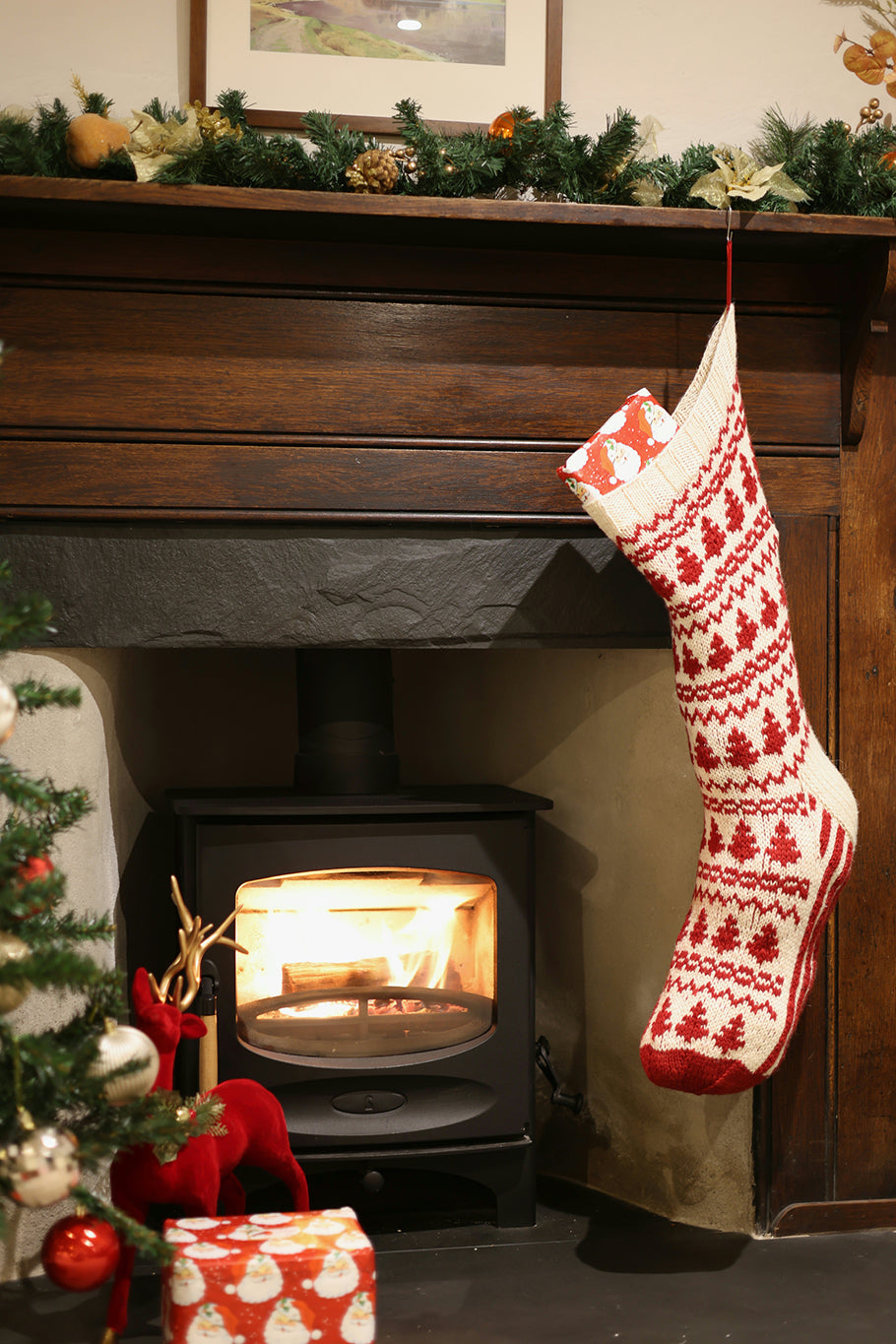 Pattern - Pine Wood Stocking