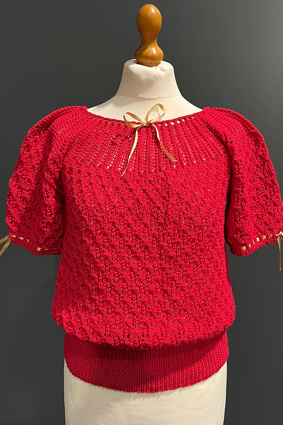 Ribbon Threaded Jumper