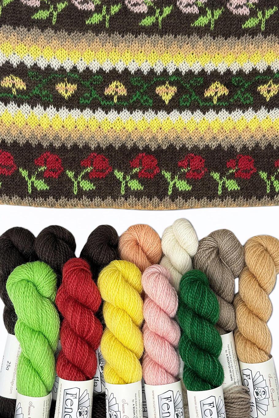 Rose Cardigan Yarn Kit