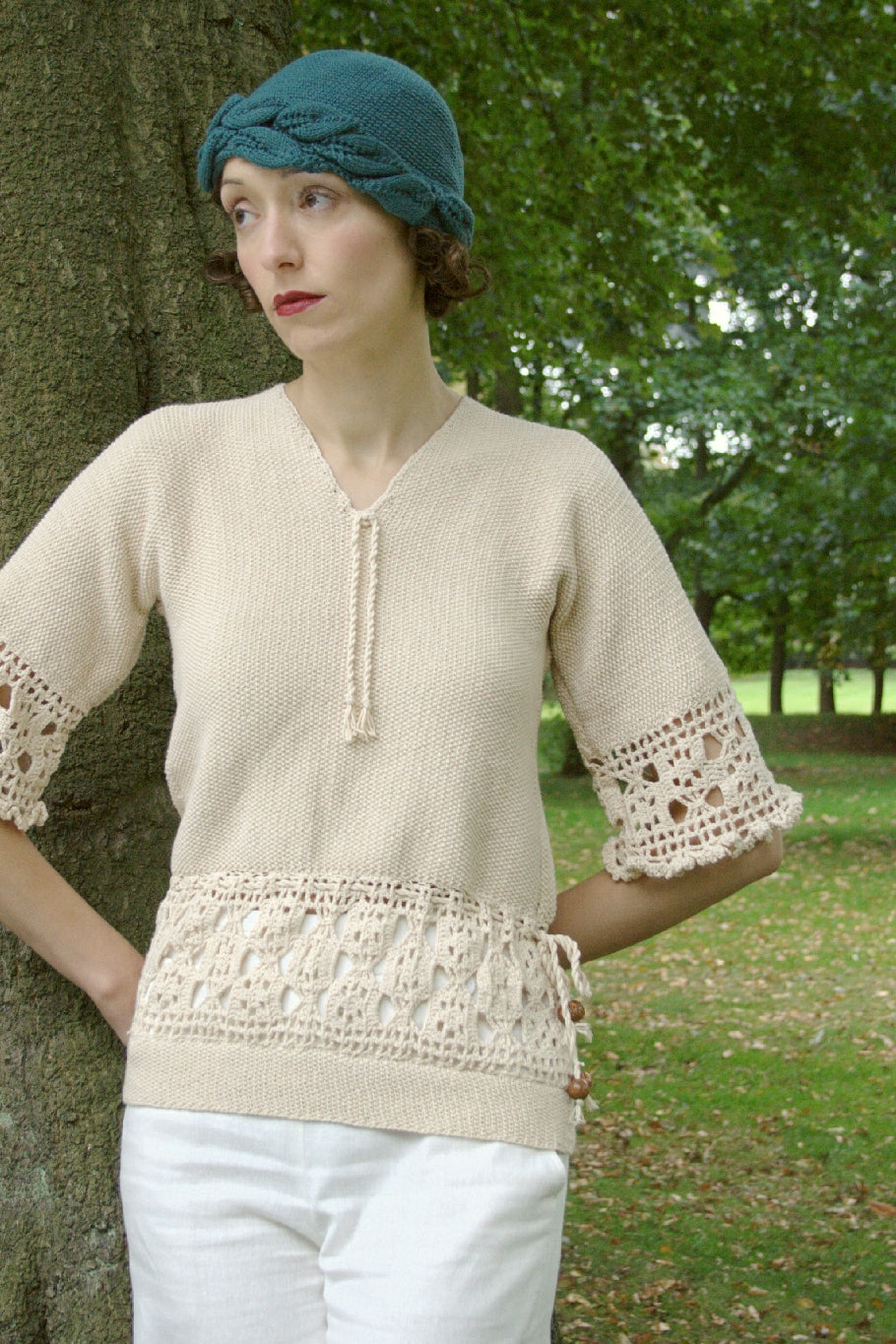 Pattern - Moss Stitch Jumper