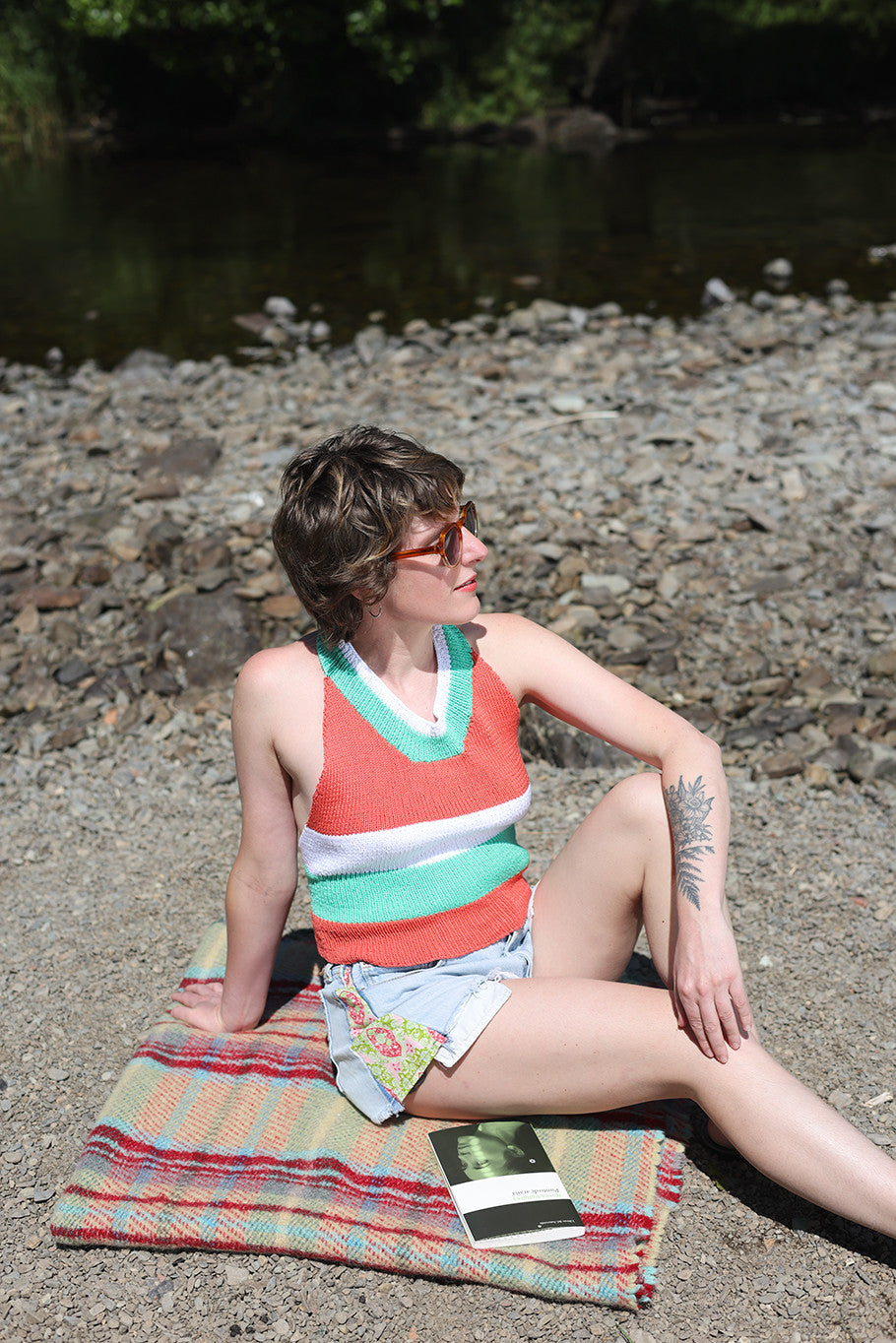 Striped Sun Top Yarn Kit