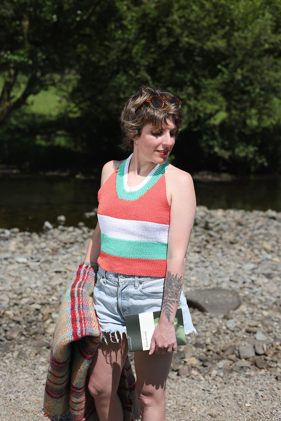 Pattern - Striped Sun Top