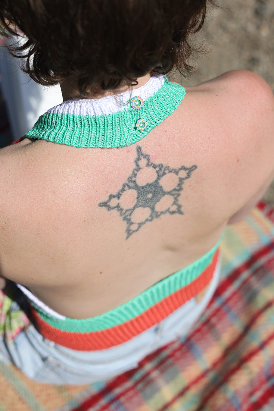 Pattern - Striped Sun Top