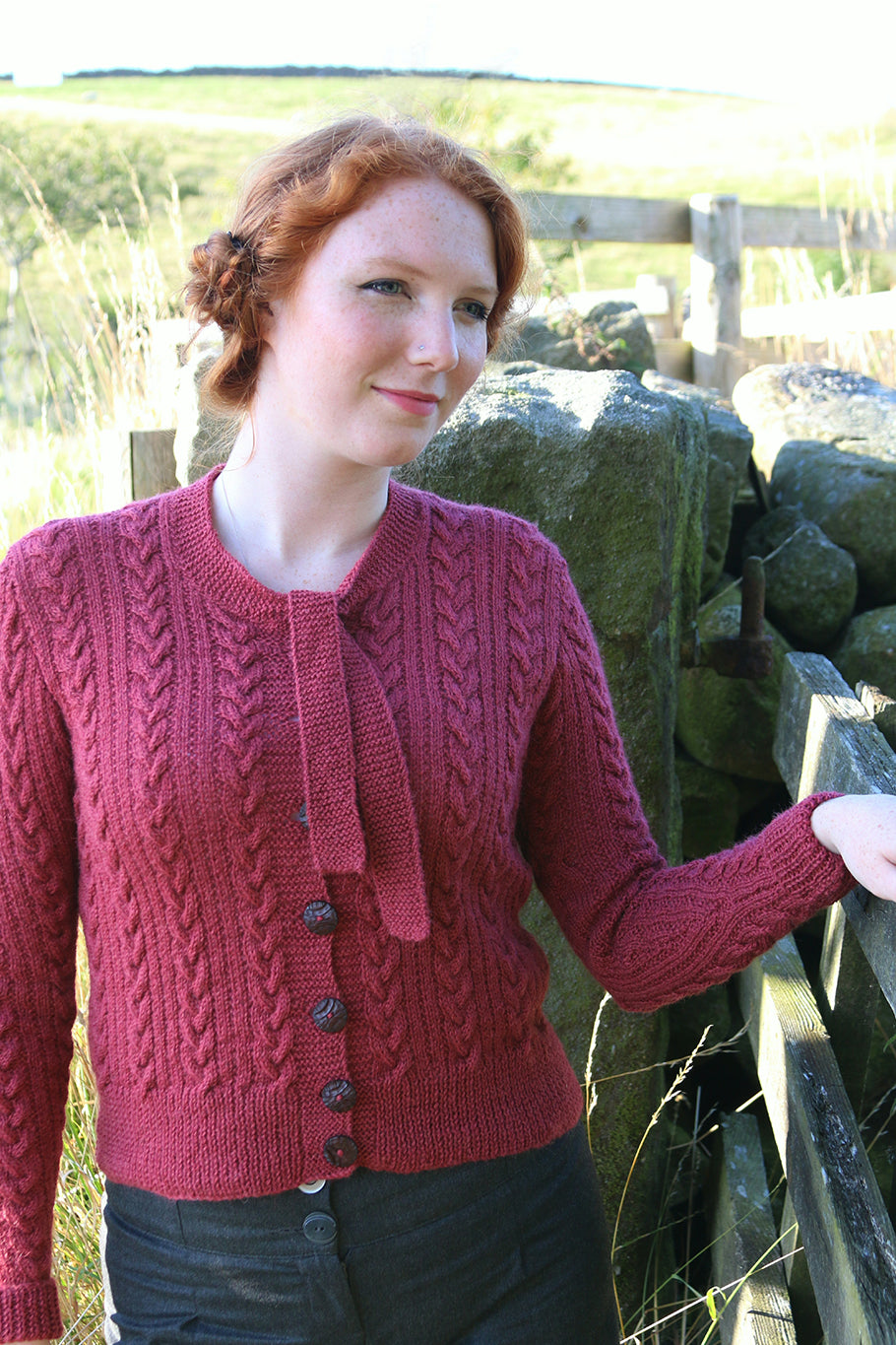 Tri-Cable Stitch Jumper
