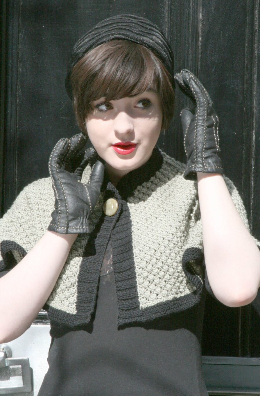 Town and City Tufted Cape for the London girl look