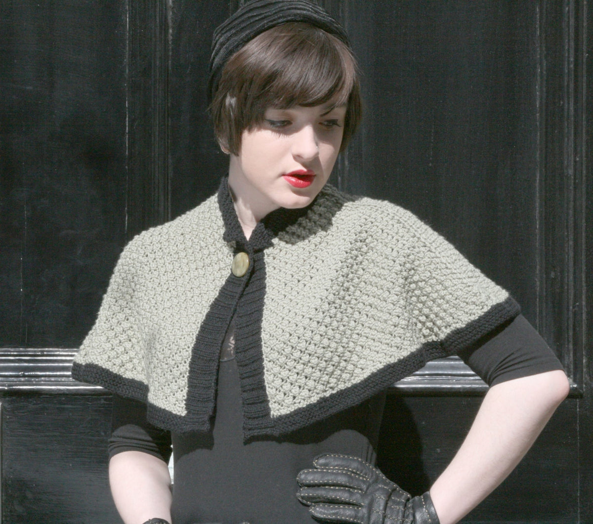 Town and City Tufted Cape for the London girl look