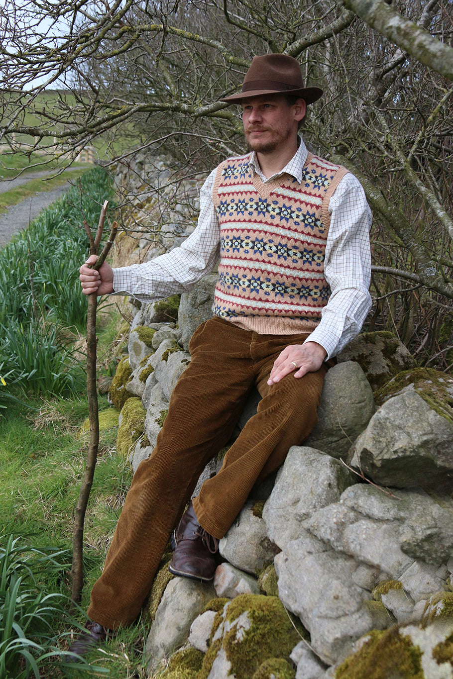 Pattern - Wartime Farm Sleeveless Pullover - Men's