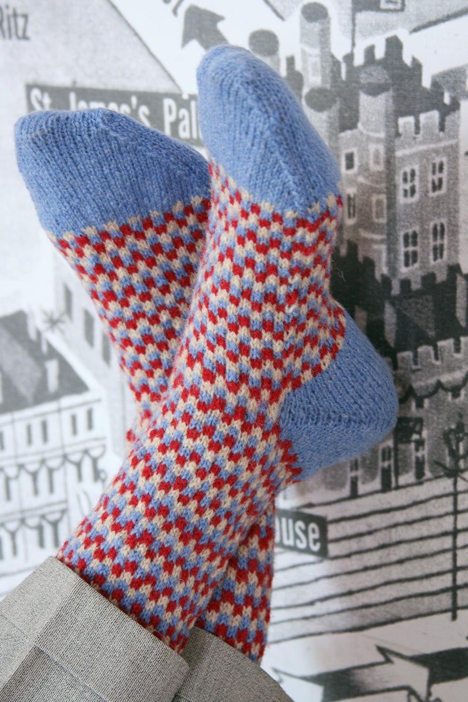 Pattern - Retro Jubilee Socks