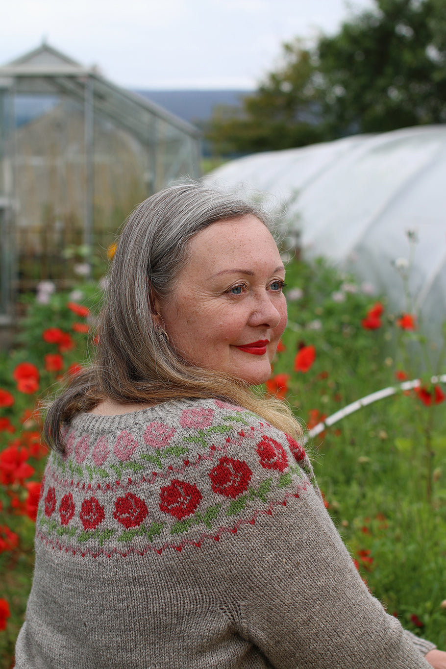 Flower Yoke Sweater Kit