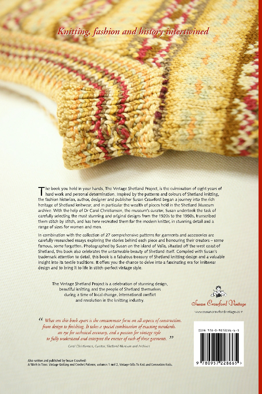 The Vintage Shetland Project - back cover