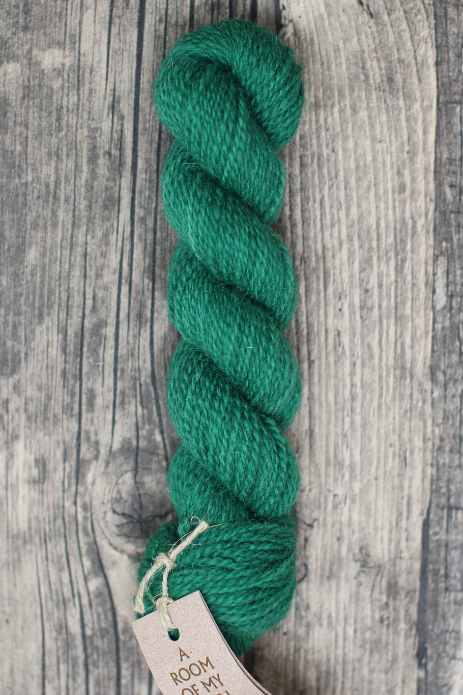 Hand spun BFL wool, Balsam, 2 ply DK weight yarn, woodsy newest green, hat and mitten yarn, soft shawl yarn, sweater yarn